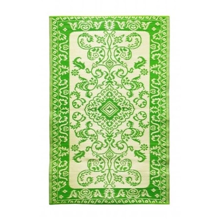 Achla Designs Achla K-00971 Tracery 4 x 6 Floor Mat Lime K-00971
